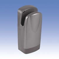 Osoušeč rukou Sanela elektrický, štěrbinový, plast šedý   SLO 01S